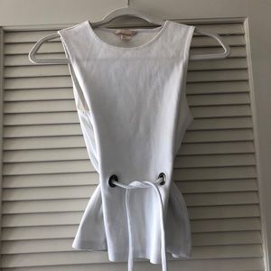 H&M white ribbed tank top